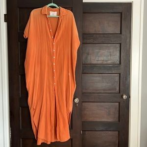 Acacia swimwear Oahu dress orange